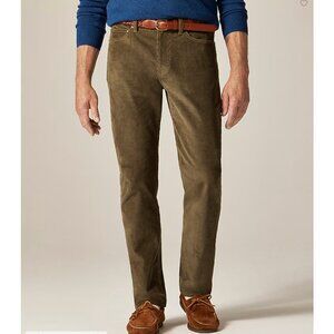 J.Crew 770 Straight-fit Corduroys 38/32 Forest Green